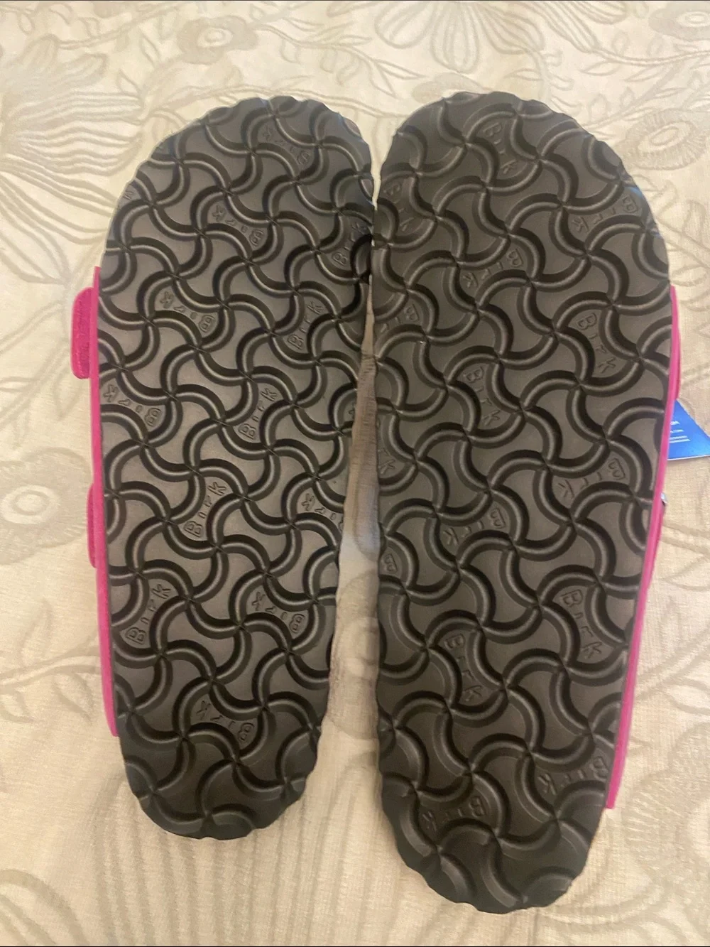 Birkenstock Arizona Double Strap Sandals in Bright Pink NWT size 37 - Picture 7 of 7